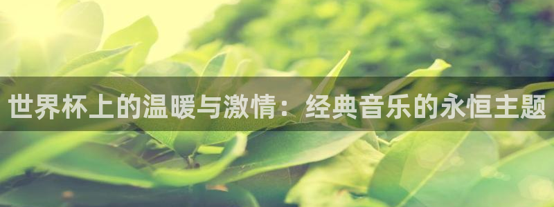 世界杯在线直播：世界杯上的温暖与激情：经典音乐的永恒主题